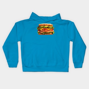 Turkey Bacon Avocado Kids Hoodie